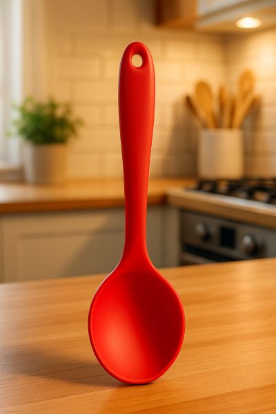 Cuillère à mélanger rouge