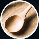 Cuillère en bois clair