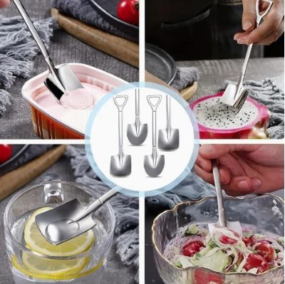 apperçu de plusieurs utilisations de cuillère à bêche