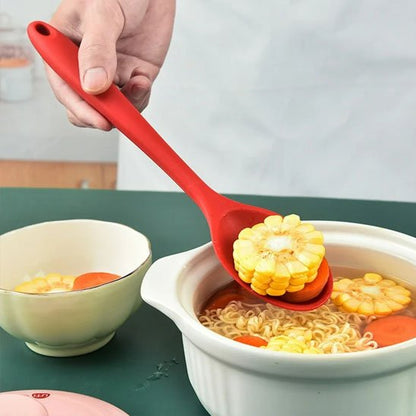 Cuillère en silicone ramasse légumes du bol de ramen