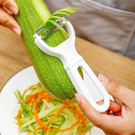 économe de julienne courgette