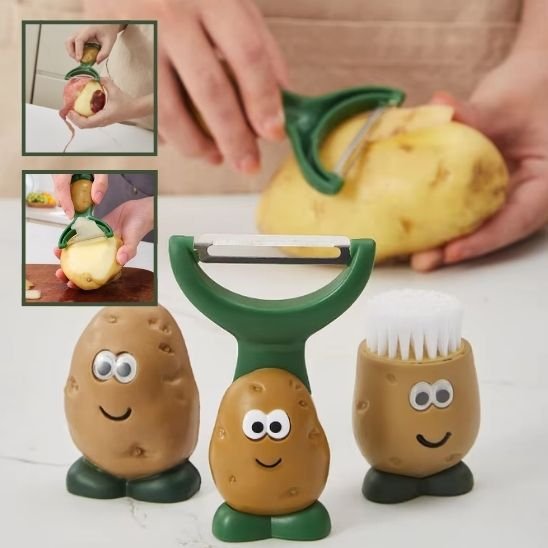 économe brosse éplucher patate