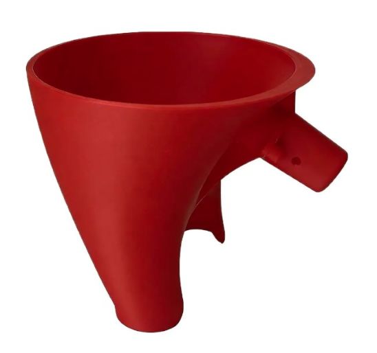 entonnoir pour robot rouge