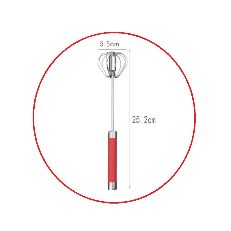fouet cuisine a pression rouge 25cm