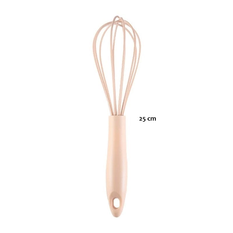 fouet cuisine silicone rose 25 cm
