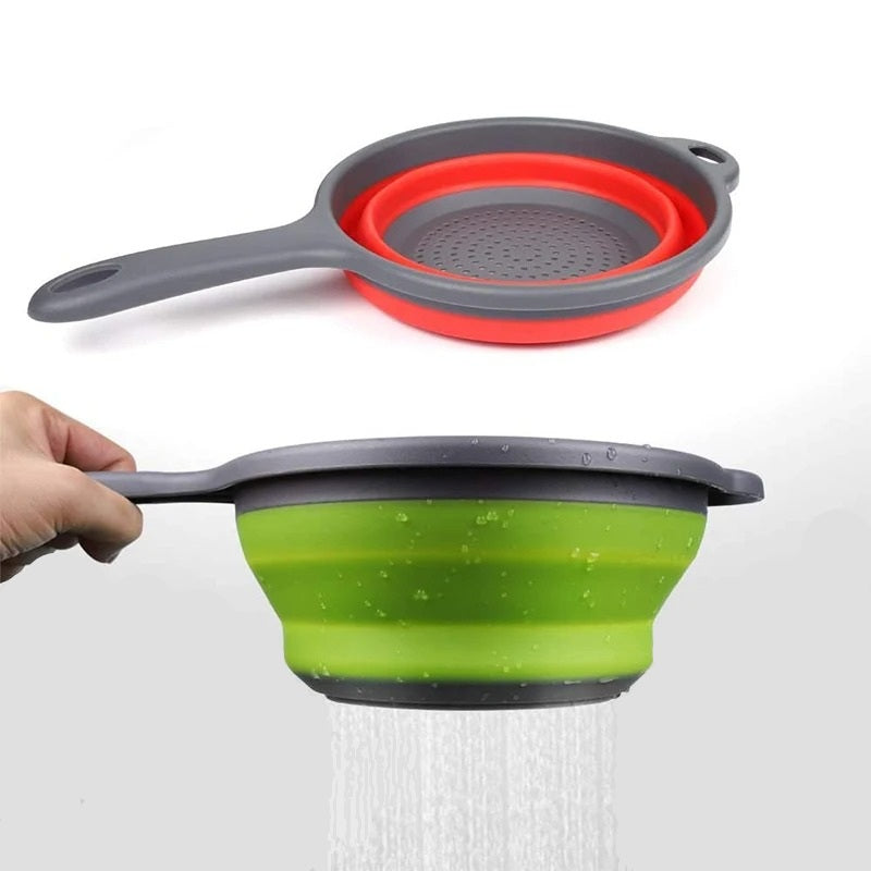 vue de passoire pliée et dépliée