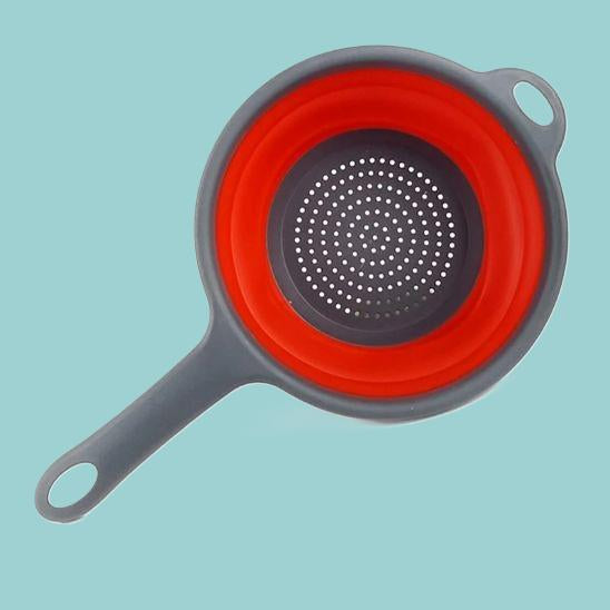 passoire pliable rouge