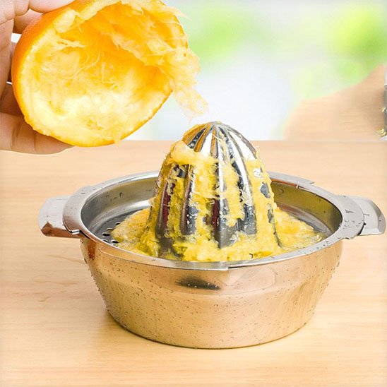presse agrumes ramasse pulpe orange