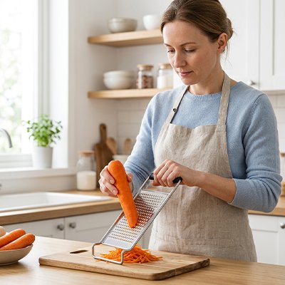 Râpe à légumes manuelle femme râpe carotte