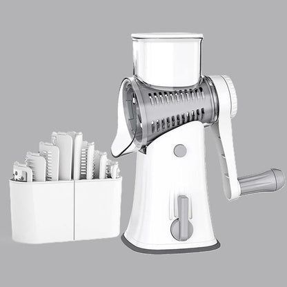 râpe à légumes manuelle blanche