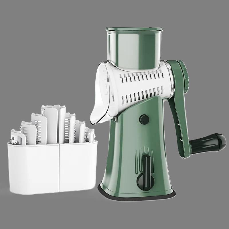 râpe à légumes manuelle verte