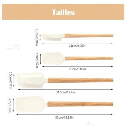 tailles variés spatule cuisine 
